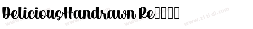 DeliciousHandrawn Re字体转换